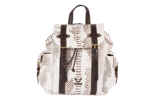 OFF WHITE PYTHON BACKPACK "MEDIUM''