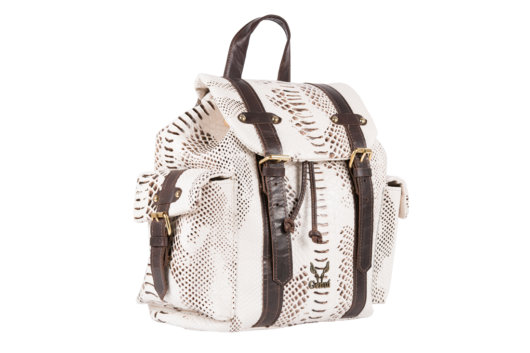 OFF WHITE PYTHON BACKPACK "MEDIUM''