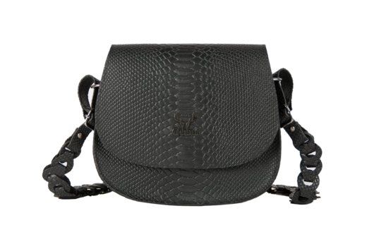 SHOULDER BAG WITH LEATHER CHAIN