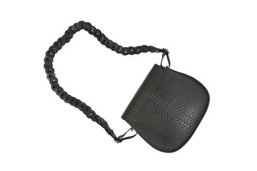 SHOULDER BAG WITH LEATHER CHAIN