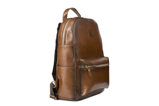 BACKPACK WITH BLACK SHADOWS EFFECT IN TAN