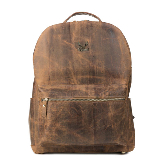 PULL-UP BACKPACK IN TAN