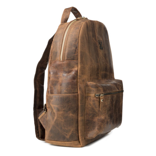 PULL-UP BACKPACK IN TAN