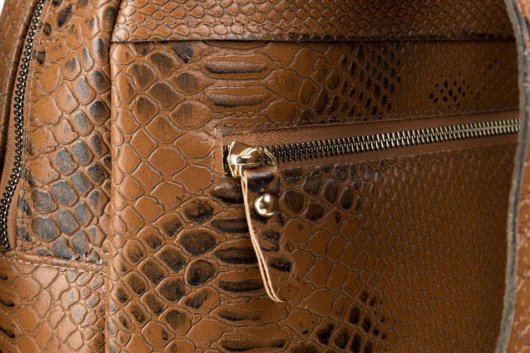 PYTHON EFFECT BACKPACK IN TAN