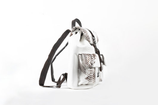 BACKPACK WITH HOOK - WHITE