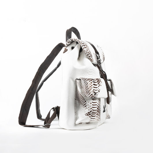 BACKPACK WITH HOOK - WHITE