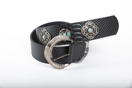 BLACK VINTAGE BELT