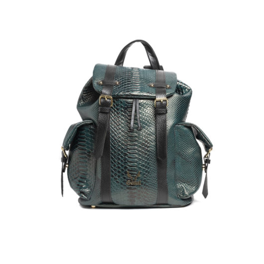 BACKPACK IN DARK GREEN-”LARGE”