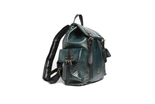 BACKPACK IN DARK GREEN-”LARGE”