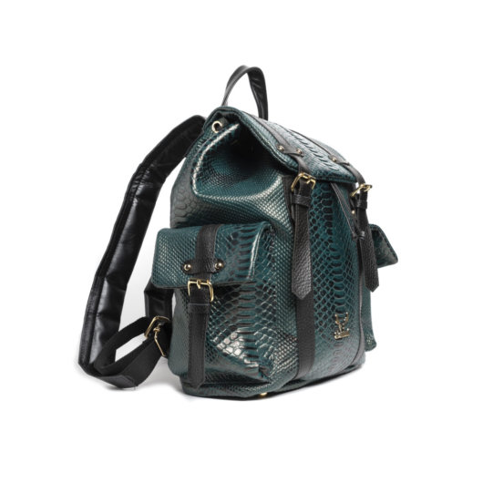 BACKPACK IN DARK GREEN-”LARGE”