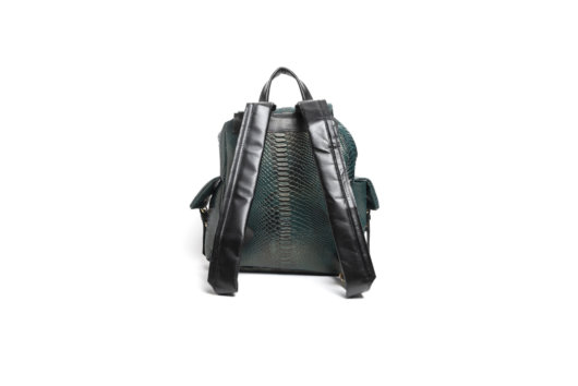 BACKPACK IN DARK GREEN-”LARGE”