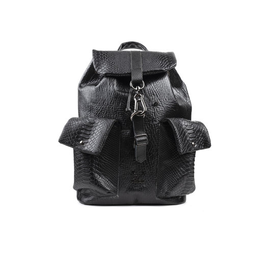 BACKPACK WITH HOOK-BLACK