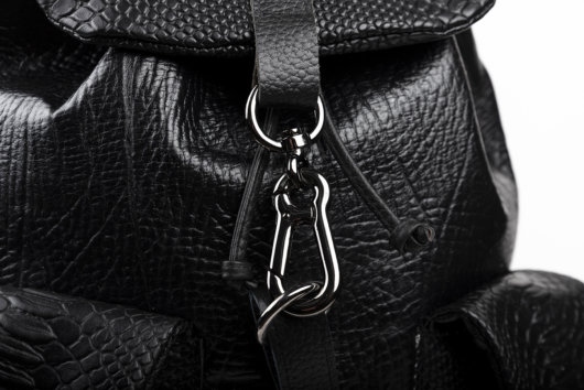 BACKPACK WITH HOOK-BLACK