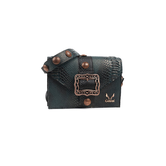 LIMITED EDITION CLUTCH BAG IN DARK GREEN