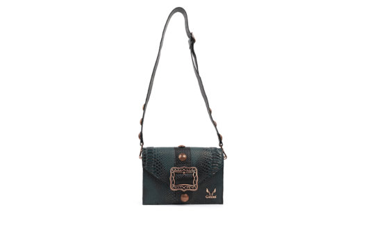 LIMITED EDITION CLUTCH BAG IN DARK GREEN