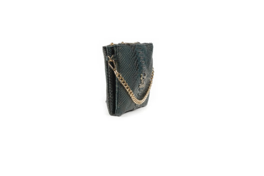 2 IN 1 CLUTCH BAG IN DARK GREEN