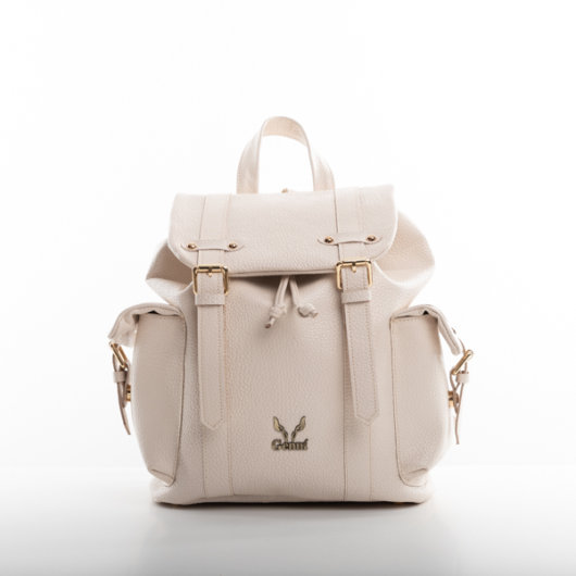 CREAM BACKPACK-”MEDIUM”