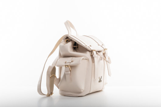 CREAM BACKPACK-”MEDIUM”