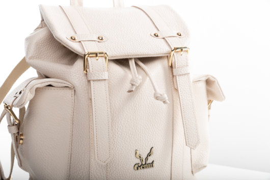 CREAM BACKPACK-”MEDIUM”