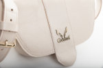BELT BAG WITH FLAP IN CREAM