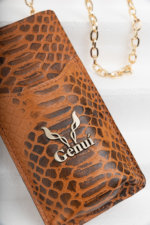TAN NECK POUCH