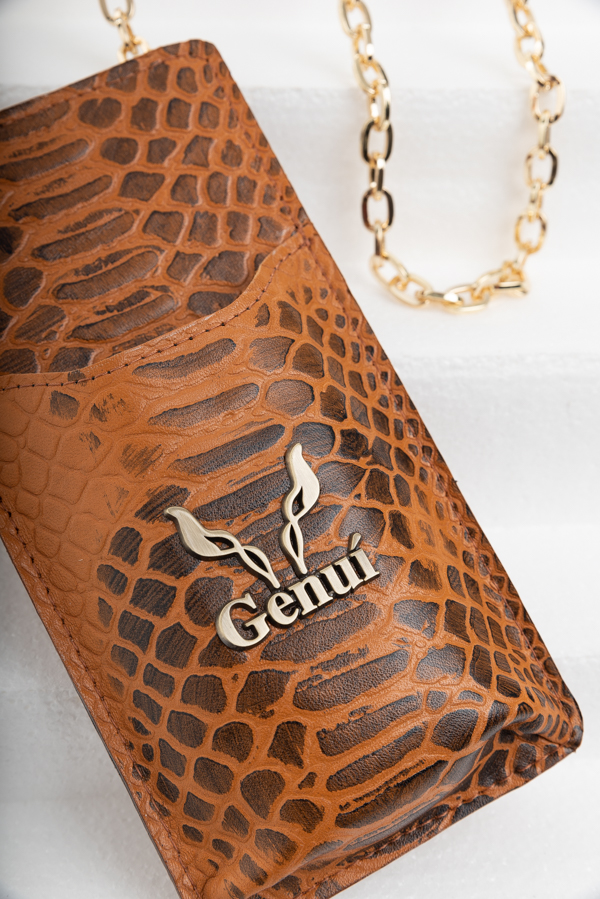 TAN NECK POUCH