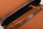 QUILTED SHOULDER BAG IN TAN