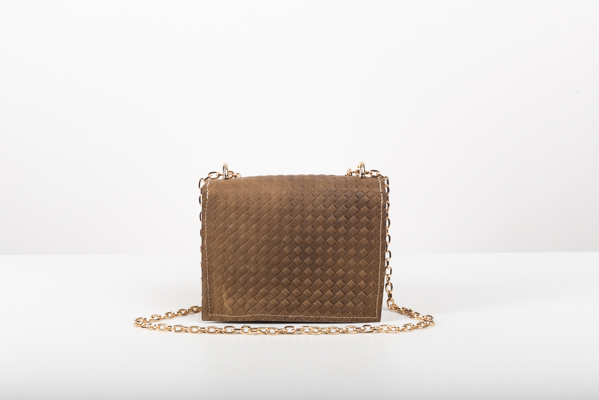 SHOULDER BAG IN OLIVE GREEN