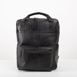 BACKPACK WITH ZIPPER IN BLACK