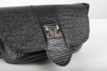 BELT BAG WITH FLAP IN BLACK