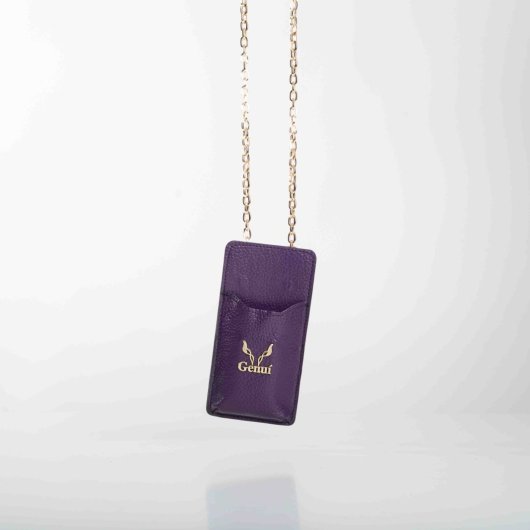 PURPLE NECK POUCH
