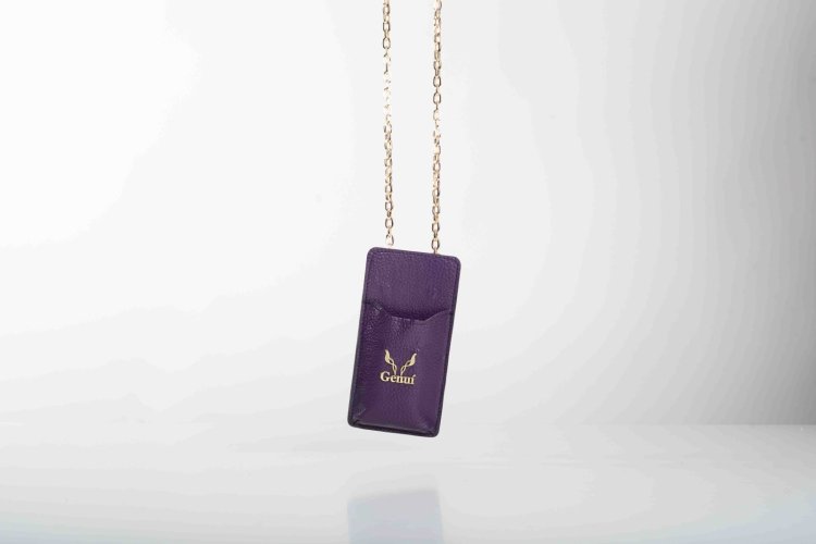 PURPLE NECK POUCH
