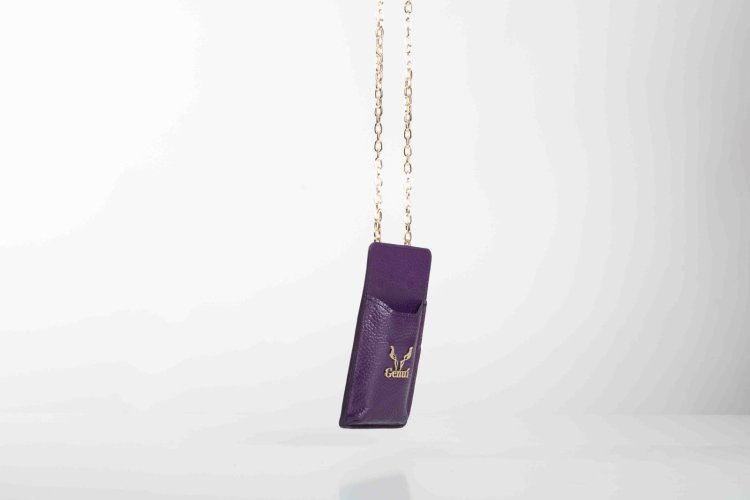 PURPLE NECK POUCH