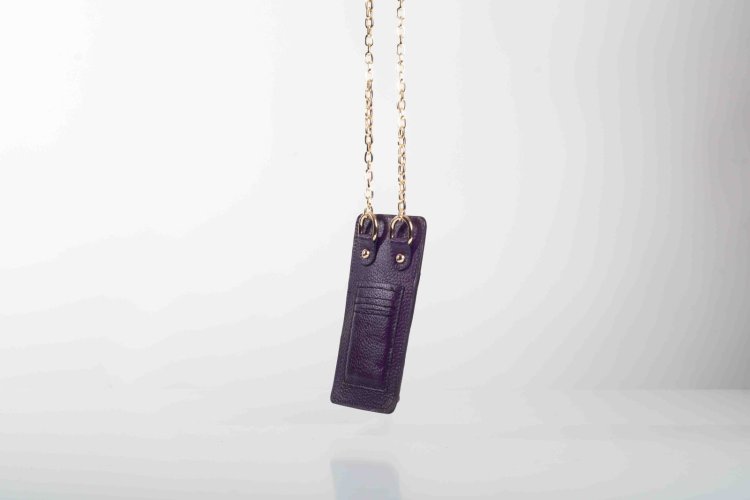 PURPLE NECK POUCH