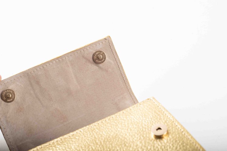 STRASS SHOULDER BAG IN GOLD