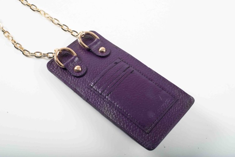 PURPLE NECK POUCH