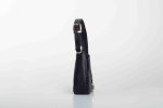 LEATHER SHOULDER BAG IN BLACK