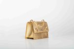 STRASS SHOULDER BAG IN GOLD