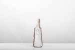V LEATHER BAG IN WHITE