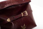ΔΕΡΜΑΤΙΝΗ ΤΣΑΝΤΑ ΧΕΙΡΟΣ ΜΕ VINTAGE ΑΓΚΡΑΦΑ BORDEAUX